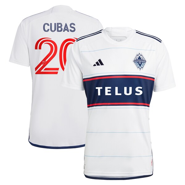 Andr¨¦s Cubas Vancouver Whitecaps FC adidas 2024 Bloodlines Replica Player Jersey - White