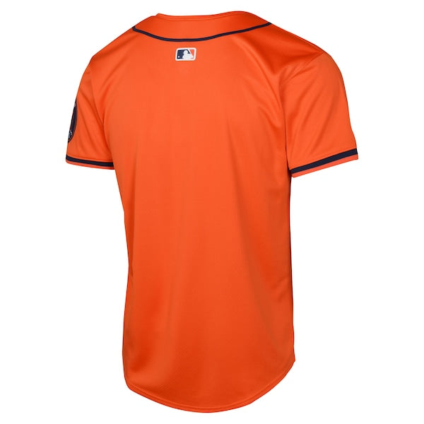Houston Astros Nike Youth Alternate Limited Jersey - Orange - Image 3