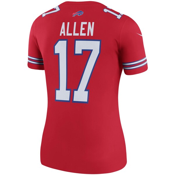 Josh Allen Buffalo Bills Nike Women's Color Rush Legend Player Jersey - Red - Image 3