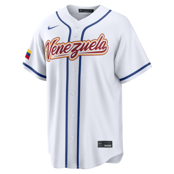 Jackson Chourio Venezuela Baseball Nike 2026 World Baseball Classic Home Stadium Jersey - White - Image 2