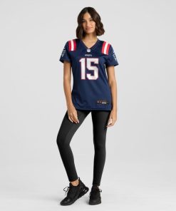 Marte Mapu New England Patriots Nike Women's  Game Jersey -  Navy