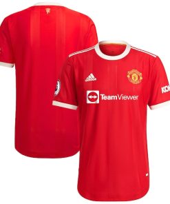Manchester United adidas 2021/22 Home Authentic Jersey - Red