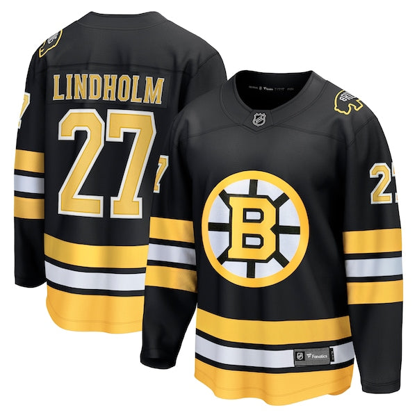 Hampus Lindholm Boston Bruins Home Breakaway Player Jersey - Black