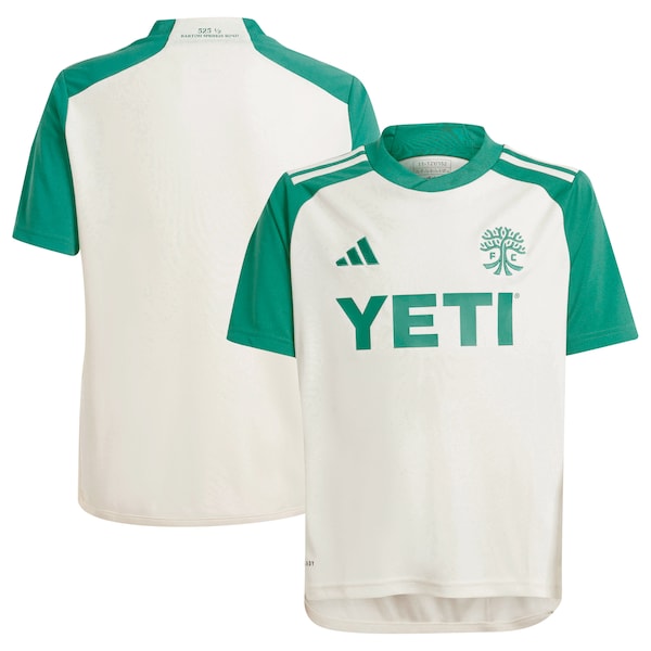Austin FC adidas Youth 2024 The Armadillo Kit Replica Jersey?ยจC Tan
