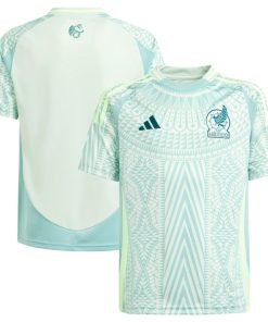 Mexico National Team adidas Youth 2024 Away Replica Jersey - Green