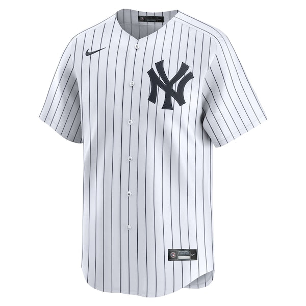 New York Yankees Nike Home Limited Custom Jersey - White - Image 2