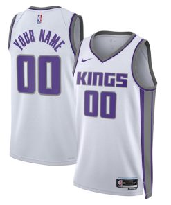 Sacramento Kings Nike Unisex 2022/23 Swingman Custom Jersey White - Association Edition