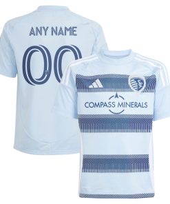 Sporting Kansas City adidas Youth 2025 One KC Replica Custom Jersey - Light Blue