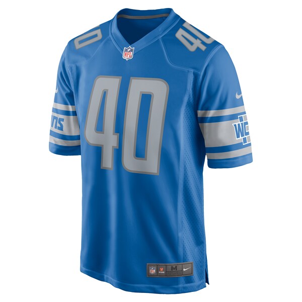 Brandon Joseph Detroit Lions Nike Team Game Jersey - Blue - Image 2
