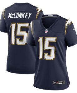 Ladd McConkey Los Angeles Chargers Nike Women's Alternate Super Chargers Game Jersey - Navy/Powder Blue/Gold