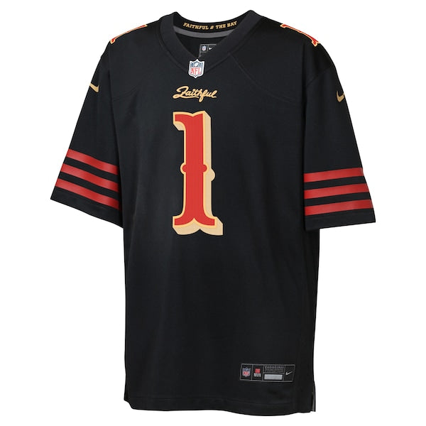 Ricky Pearsall San Francisco 49ers Nike Youth 2025 Rivalries Collection Game Jersey - Black - Image 2