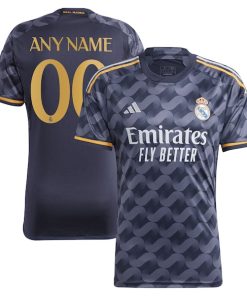 Los Merengues adidas 2023/24 Away Replica Custom Jersey - Navy