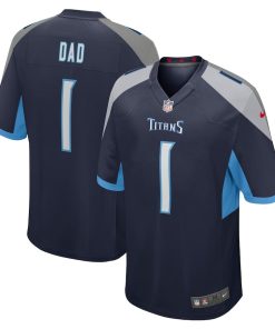 Number 1 Dad Tennessee Titans Nike Game Jersey - Navy