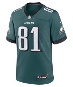 Alternative view of Terrell Owens Philadelphia Eagles Nike Team Retired Game Jersey - Midnight Green