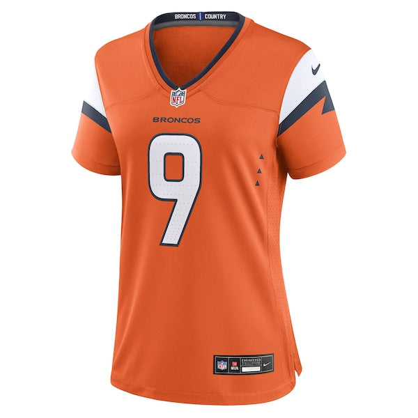 Talanoa Hufanga Denver Broncos Nike Women's Team Game Jersey - Orange - Image 2