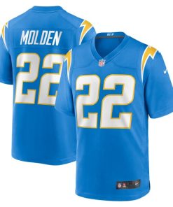 Elijah Molden Los Angeles Chargers Nike Team Game Jersey -  Powder Blue