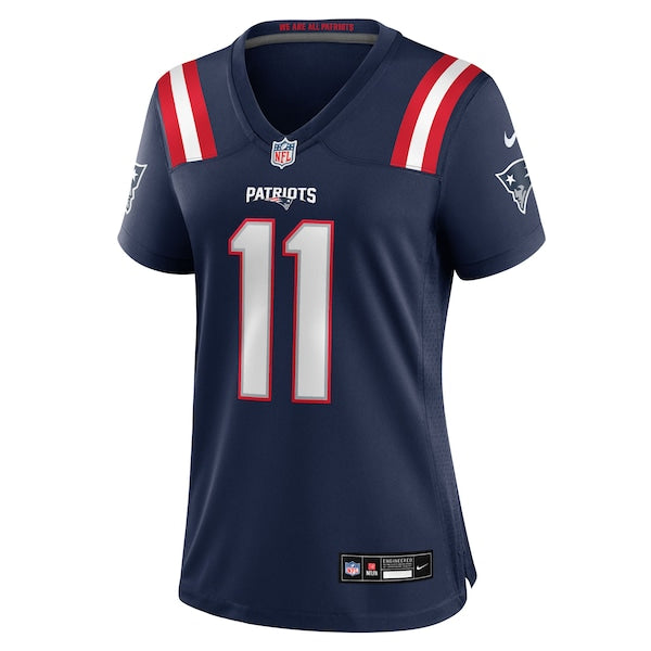 Joshua Dobbs New England Patriots Nike Women's Team Game Jersey - Navy - Image 2
