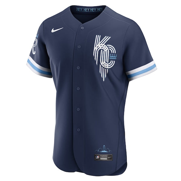 Kansas City Royals Nike 2022 City Connect Authentic Jersey - Navy - Image 2