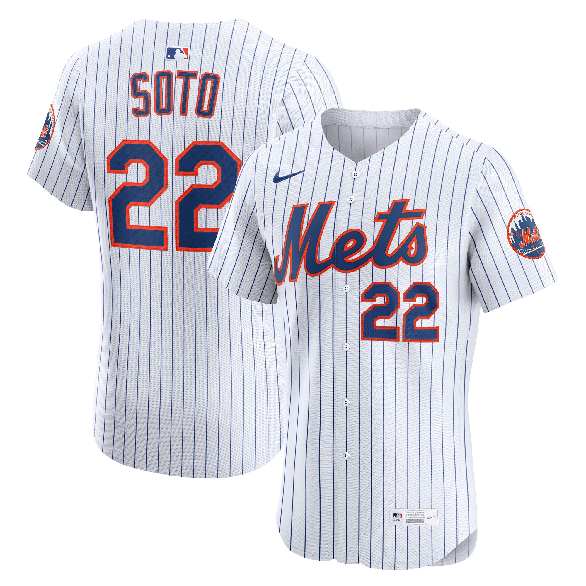 Juan Soto New York Mets Nike Alternate Elite Jersey - Black/White - Image 6