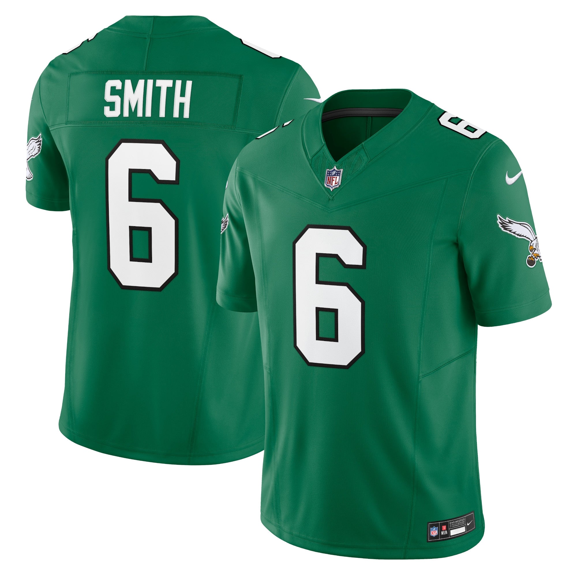 DeVonta Smith Philadelphia Eagles Nike Vapor F.U.S.E. Limited Jersey - Green/Kelly Green - Image 6