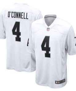 Alternative view of Aidan O'Connell Las Vegas Raiders Nike  Game Jersey -  White/Black