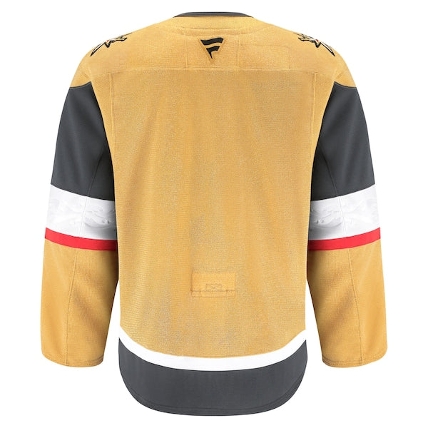 Vegas Golden Knights Home Authentic Pro Jersey - Gold - Image 3