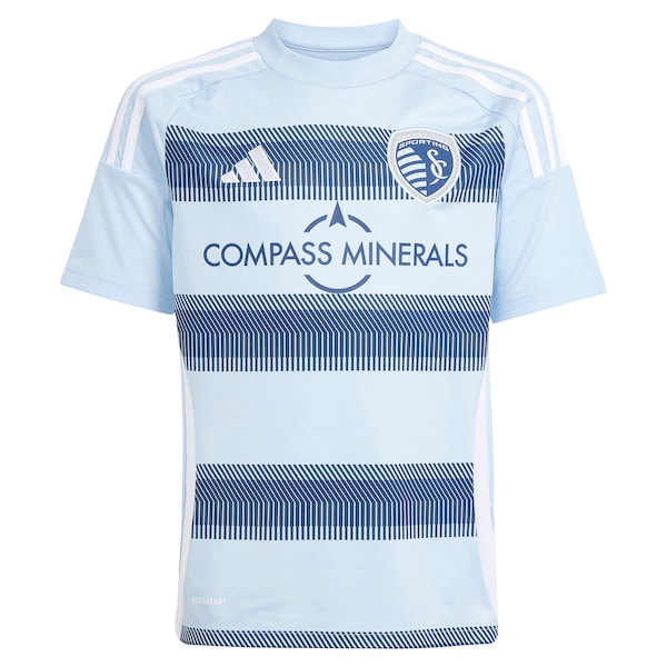 Sporting Kansas City adidas Youth 2025 One KC Replica Custom Jersey - Light Blue - Image 2