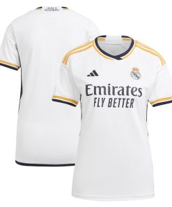Los Merengues adidas Women's 2023/24 Home Replica Jersey - White