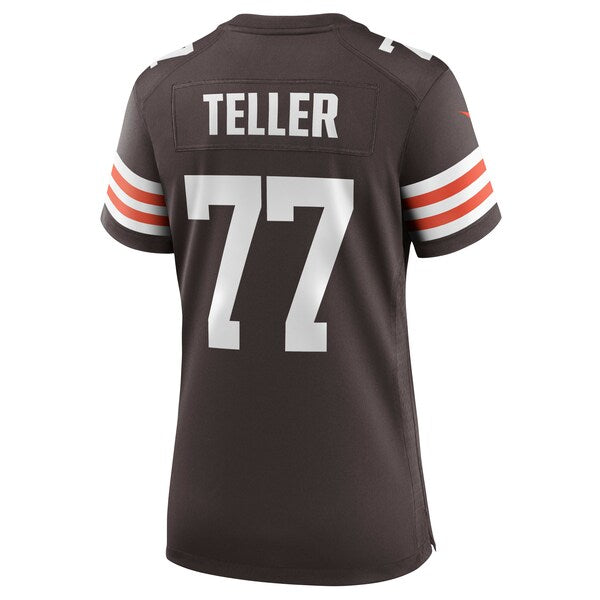 Wyatt Teller Cleveland Browns Nike Women's Game Jersey - Brown - Image 3