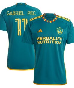 Gabriel Pec LA Galaxy adidas 2024 LA Kit Replica Player Jersey - Green