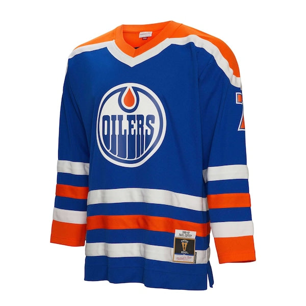Paul Coffey Edmonton Oilers 1986/87 Blue Line Player Jersey - Royal - Image 2