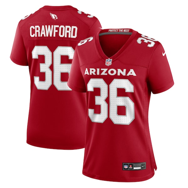 Kitan Crawford Arizona Cardinals Nike Women's Team Game Jersey - Cardinal