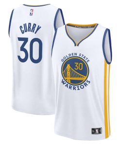 Stephen Curry Golden State Warriors  Fast Break Replica Jersey - Association Edition - White