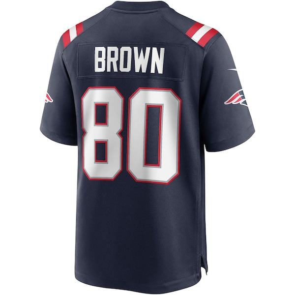 Troy Brown New England Patriots Nike Game Retired Player Jersey - Navy - Image 3