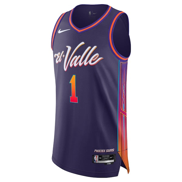 Nike Devin Booker Phoenix Suns Authentic Jersey - City Edition - Purple - Image 2