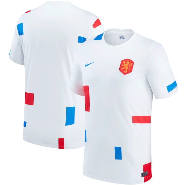 Netherlands Women's National Team Nike Youth 2022/23 Away Replica Blank Jersey - White - Image 2