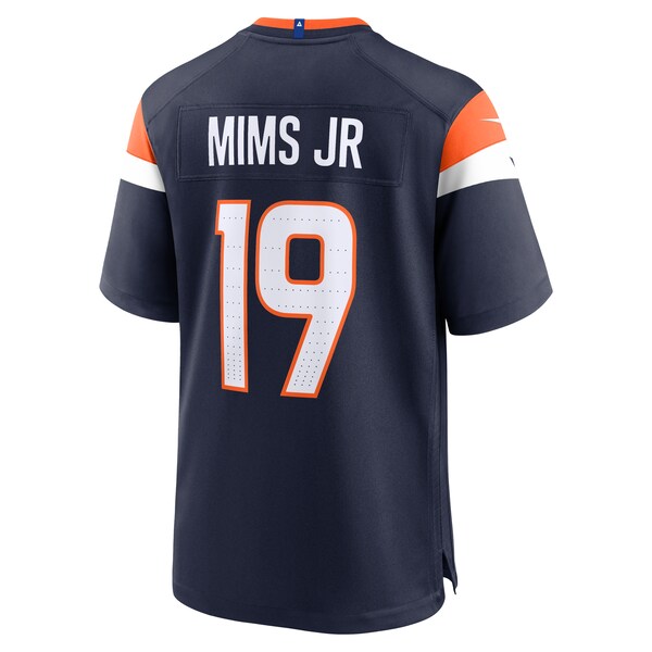 Marvin Mims Jr Denver Broncos Nike Alternate Game Jersey - Navy/White/Orange - Image 5