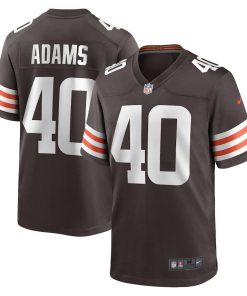 Matthew Adams Cleveland Browns Nike Game Player Jersey - Brown