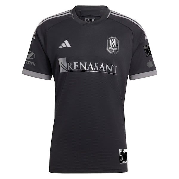 Jacob Shaffelburg Nashville SC adidas 2024 Man In Black Kit Authentic Player Jersey - Black - Image 2