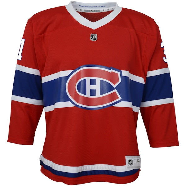 Carey Price Montreal Canadiens Youth Home Replica Player Jersey - Red - Image 2