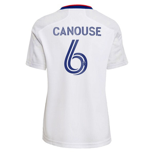 Russell Canouse D.C. United adidas Women's 2022 The Marble Replica Player Jersey - White - Image 3