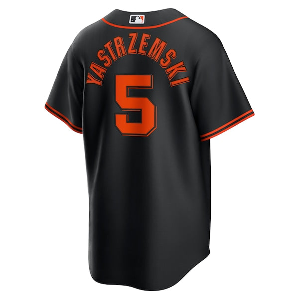 Mike Yastrzemski San Francisco Giants Nike Alternate Replica Player Name Jersey - Black - Image 3