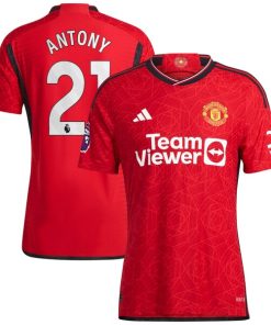 Antony Manchester United adidas 2023/24 Home Authentic Player Jersey - Red
