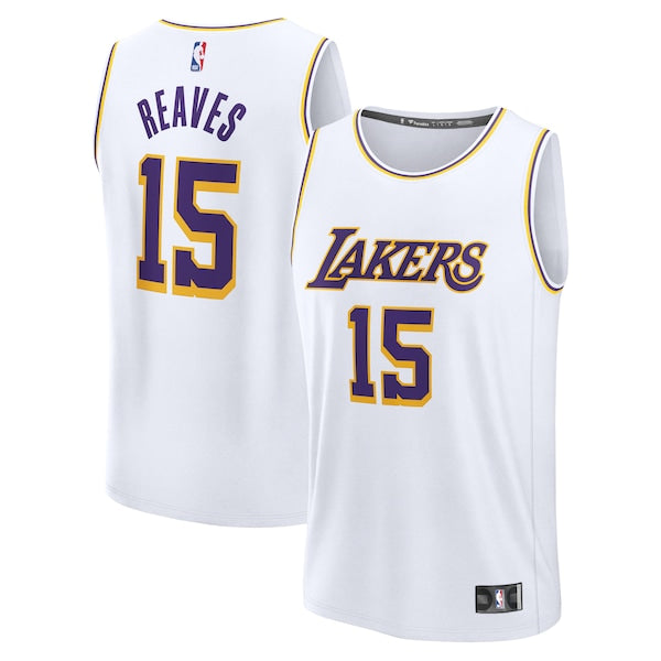 Austin Reaves Los Angeles Lakers Youth Fast Break Replica Player Jersey - Association Edition - White