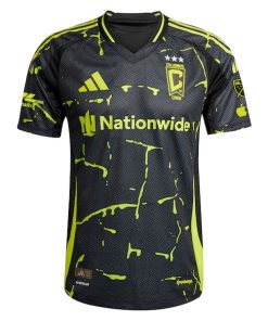 Alternative view of Darlington Nagbe Columbus Crew adidas 2025 The Goosebumps Kit Authentic Player Jersey - Black