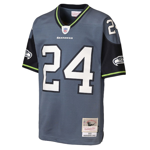 Marshawn Lynch Seattle Seahawks Legacy Jersey - Blue - Image 2
