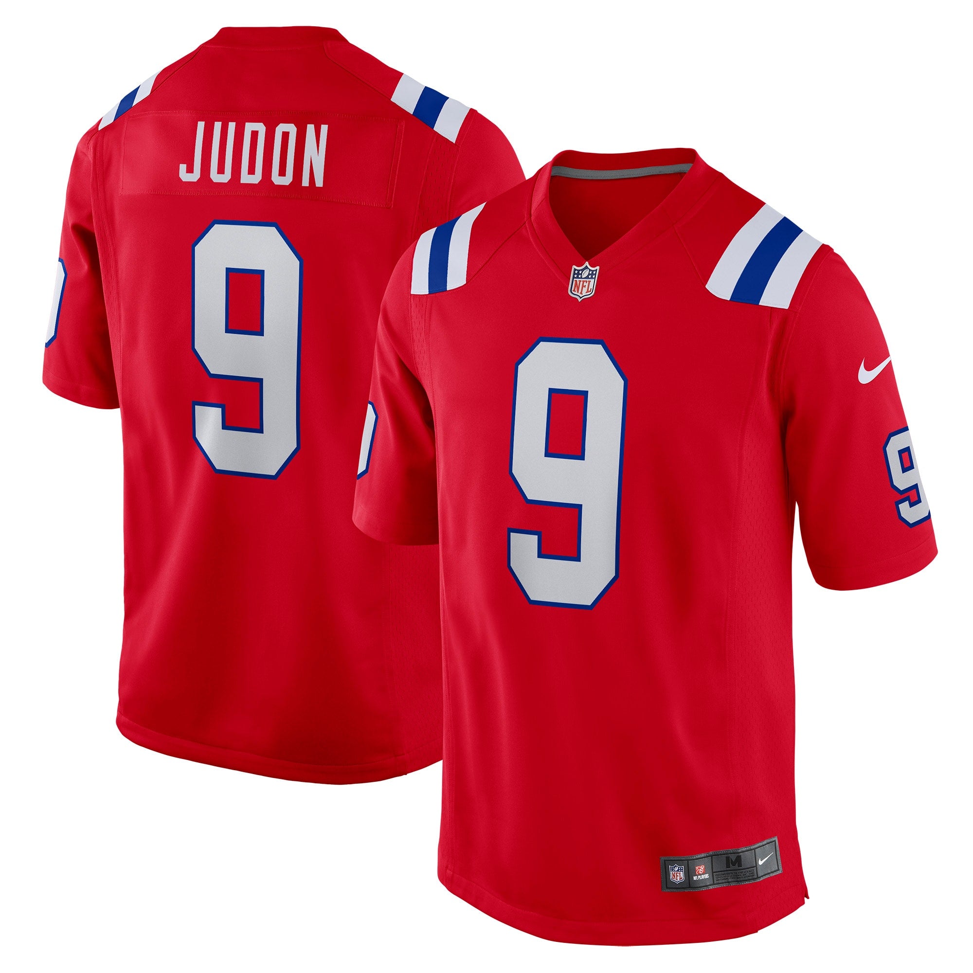 Matthew Judon New England Patriots Nike Game Jersey - White/Red - Image 6