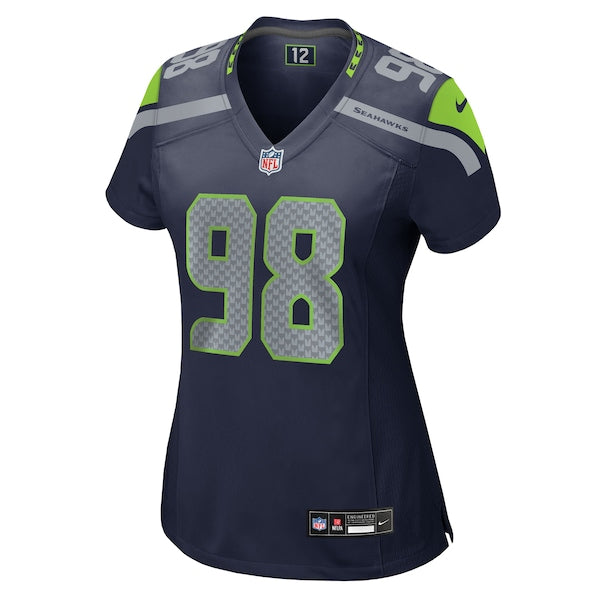 Roy Robertson-Harris Seattle Seahawks Nike Women's Team Game Jersey - College Navy - Image 3