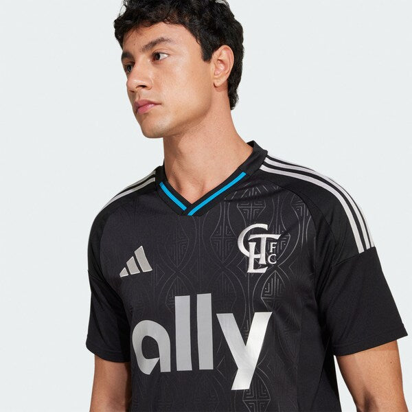 Charlotte FC adidas 2025 Fortress Kit Replica Jersey - Black - Image 5