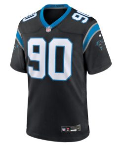 Alternative view of Julius Peppers Carolina Panthers Nike Retired Player Game Jersey - Black